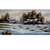 Remarkable artwork sg-591 snow in winter landscape oil painting