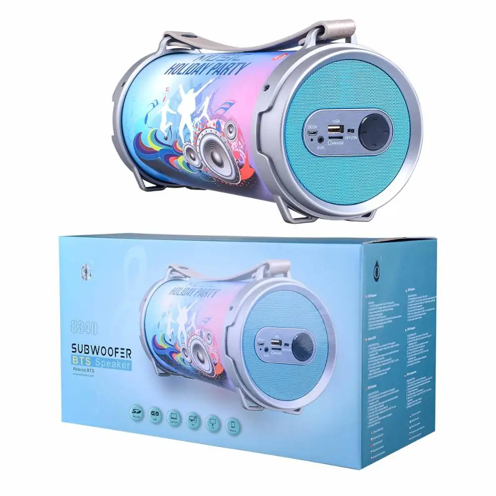 Hip hop style wireless portable speaker from any BTS device speaker - ANKUX Tech Co., Ltd