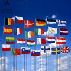 3x5 ft cheap custom flag full color printed 100% polyester wholesale all country flag National flags