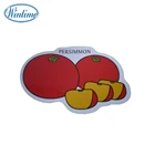 apple shape PVC CMYK printing fridge magnet