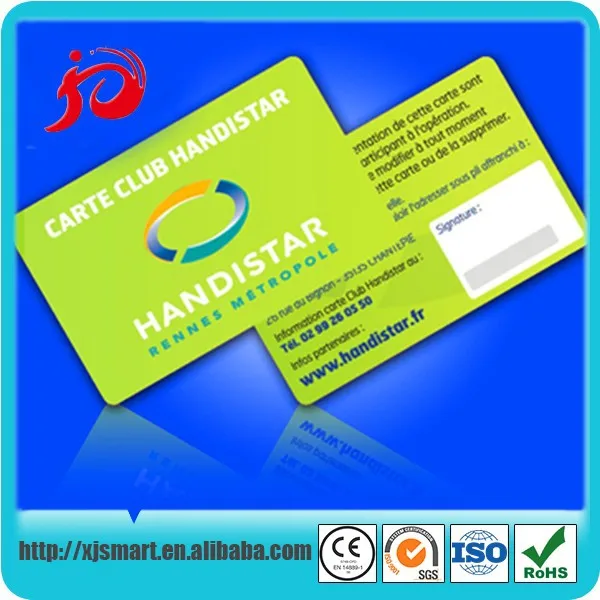 free sample cr80 size 125khz contactless smart card, pvc id card