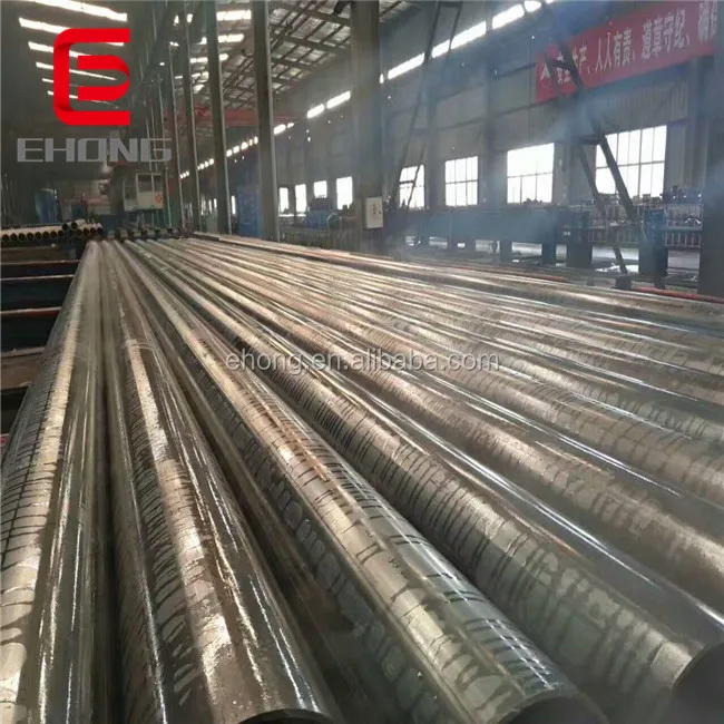 Good quality Q345 steel weld pipe Sch40 carbon steel pipe ERW Welded Black round pipe