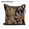 wholesale high quality wooden sofa seat cushion cover embroidery design