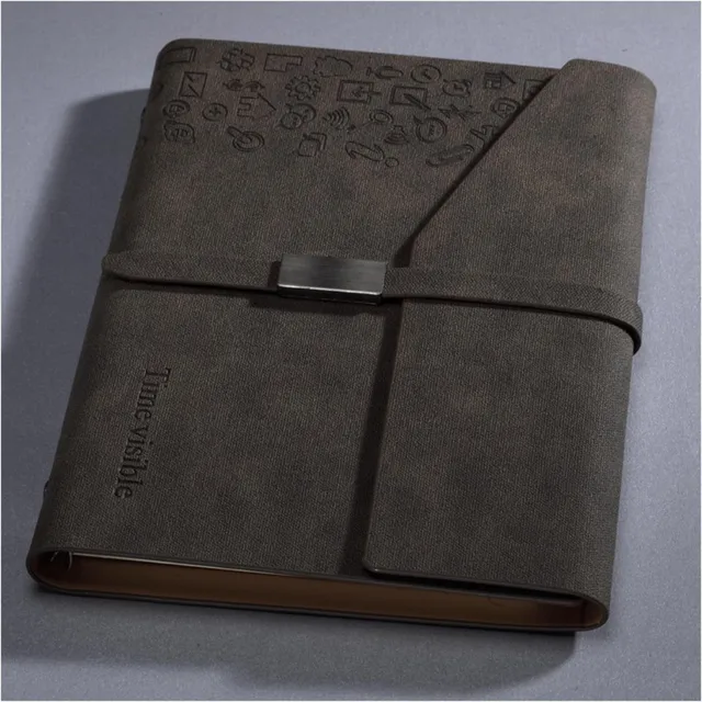 diary notebook design promotion business leather notebook