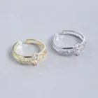 Cz 2019 Chic Pretty Zicrcon CZ Stone 925 Sterling Silver Jewelry Ring