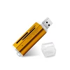 Free shipping High Speed 4 in 1 Multifunctional Smart USB 2.0 Micro USB TF SIM SD Card Reader usb adaptor hot selling