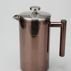 Double wallstainless steel french press coffee maker with plunger
