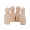 Wholesale DIY Wood Crafts Unfinished Peg Doll Wooden Crafts Doll Home Decor