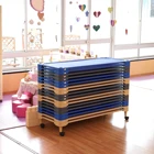 Cheap Popular Steel frame multifonctional with wheels bed for children furniture