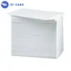credit card size plastic blank card in pvc