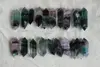 20 Pieces 1kg Natural Green Blue Purple Colorful Rainbow Fluorite Crystal Terminate Double Points Healing