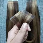 Thick Ends Quality And Cheap Unprocessed Single Drawn Brazilian Tape Human Hair Extension