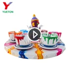 High Quality Fairground Amusement Park Rides Indoor Outdoor Kids 6 Cup Play Area Tea Cup Playground Equipment For Sale