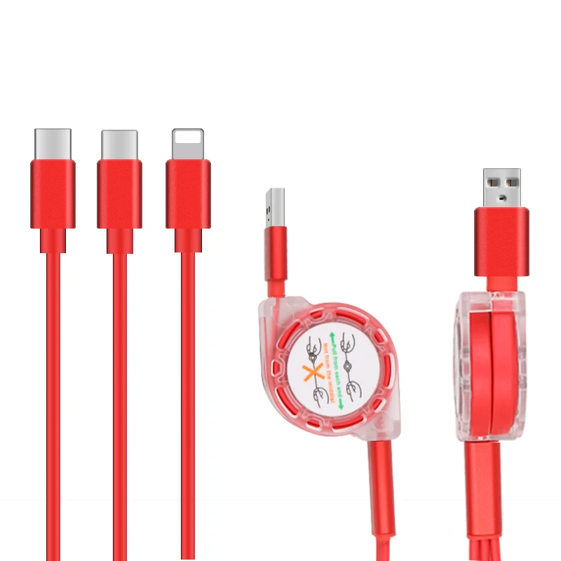 Hot 3 In 1 USB Cable Charger - ANKUX.COM