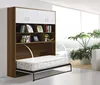 Fashionable murphy bed built in custom-made single size wall bed with cupboard
