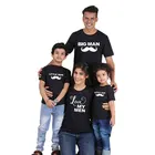Trend short sleeve sport family matching t-shirts with logo