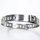 304 stainless steel Single ear Stepless Hydraulic Air hose clamp