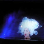 Laser projection water fountain decoration movie 3d big water screen fountain