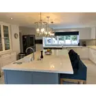Simple Design Custom Bath Laundry Solid Wood Full Set Shaker Kitchen Cabinet