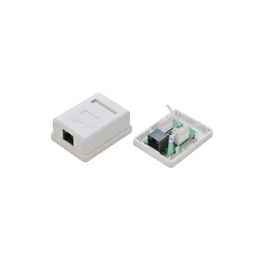 Single Port Utp Cat Cat E Rj Connection Surface Mount Box Buy