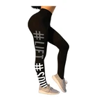 Custom Letter Printing Yoga Pants Leggings For Women