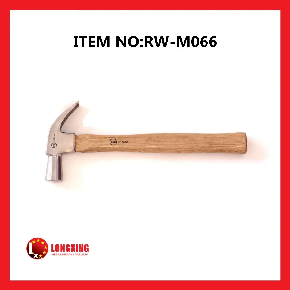 british type claw hammer with fibreglass handle, tpr coated 2.