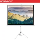 2018 Portable Fast Fold Tripod Screen Projection Foldable Outdoor Projector Folding Screen