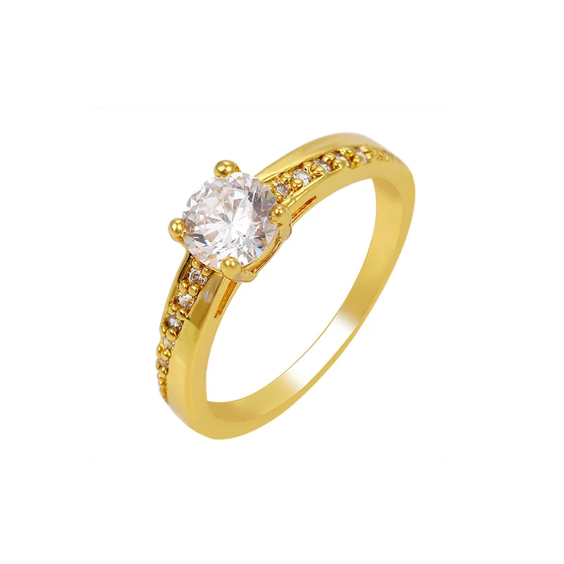 R042603 Xuping 24k Solid Gold Rings 