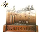 High quality making 3d custom antique metal fridge magnet for souvenir