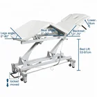 medical equipment electric adjustable hospital bed massage table