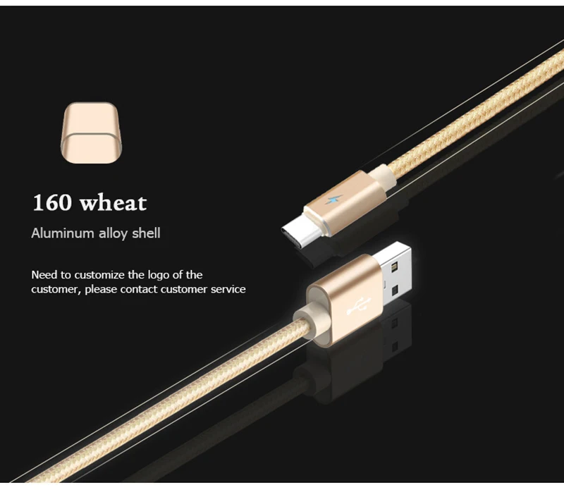 LED USB Type C Cable 2A Android Fast Charging Data Cable Type-C Charger Cable - ANKUX.COM