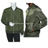 Waterproof Mens Olive green bomber Jacket Latest Western-style slim fit pocket custom mens bomber Jacket