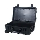Trolley pp plastic waterproof tools box carry hard cases with wheels