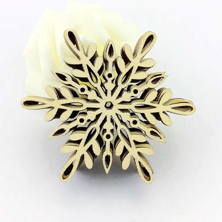 unfinished carved wood craft chinese christmas ornament