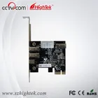 4 port Firewire IEEE 1394A PCI-e card with one mini port