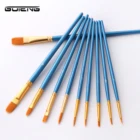 GUTENG 2019 Simplicity Artist 10Pieces of Painting Brush Set for Oil Acrylic Canvas