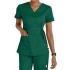 Special Belt hospital medical uniform Nurse Scrub Tops designs
