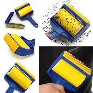 Clothes Blankets Pet Hair Sticky Lint Roller Brush