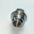 Chrome 12x1.5 Closed End Alloy Wheel Lug Nuts W/ Washer Mag Seat As Drawing