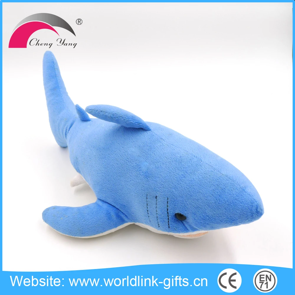 plastic blue shark toys