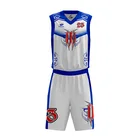 China Wholesale Latest Best Unique Basketball Jersey Uniform Design Sublimated Custom White Basketball Jersey Uniforms