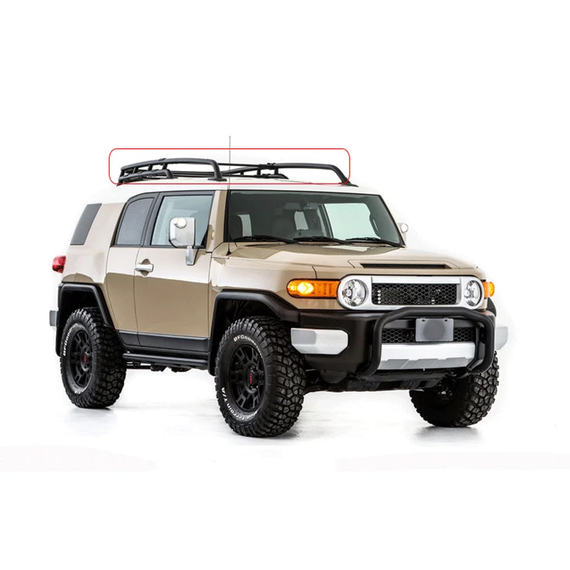 4x4 Auto parts roof luggage for FJ Cruiser 07+ accessories steel roof rack for FJ