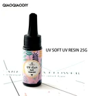 Free Sample 25g Diy Clear Fast Cure Epoxy Uv Uvglue Resistant Soft Resin