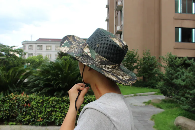 Bump mountain cap camouflage hat jungle hat fishing cap Ben Nepal cap cap AT8708 outdoor hat maple leaf