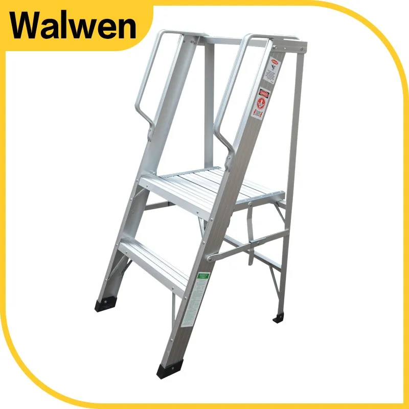 Best Price Household Safety Agility Folding 2 Step Aluminium Platform