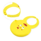 Factory Direct Sale LFGB Silicone Waterproof Animal Baby Bibs