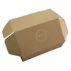 Manufacturer custom order hard paper sock gift box