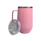 Outdoor Vacuum Mug for Coffee Insulated Stainless Steel Tumbler Travel Water Cup with handle