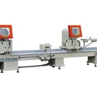aluminum and upvc profile cutting machine door and window making machine double miter saw