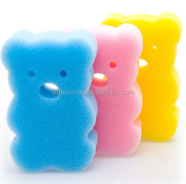 supply wholesale top quality custom mesh pouf baby bath sponge